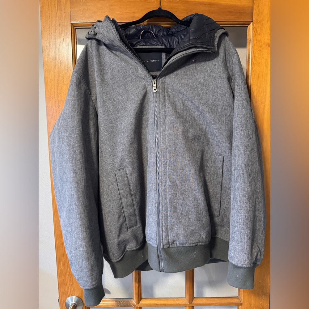 Tommy Hilfiger Charcoal Bomber Jacket